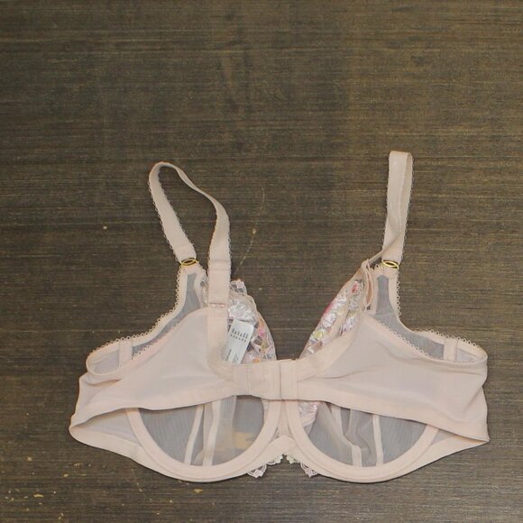 NEW Elomi Womens Himari Plunge Underwire Bra EL302102 Peach Whisper Pink 40DD - Picture 6 of 9
